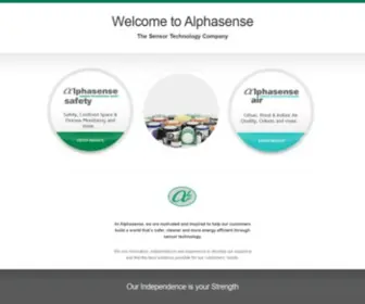 Alphasense.com(Alphasense UK) Screenshot