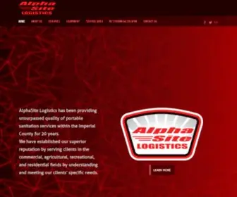 Alphasitelogistics.com(Alpha Site Logistics) Screenshot