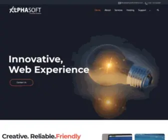 Alphasoftlimited.com(Best Web Design & Development Co. in Uganda) Screenshot