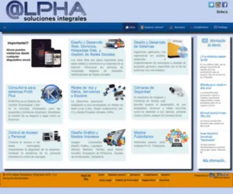 Alphasoluciones.com.ve(Alpha Soluciones Integrales 2011) Screenshot