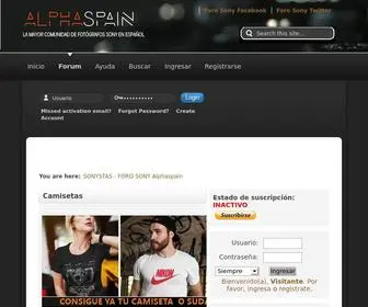 Alphaspain.es(Índice) Screenshot