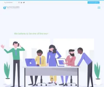 Alphasquared.co(Digital & Enterprise Solutions) Screenshot