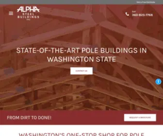 Alphasteelbuildings.com(Alpha Steel Buildings) Screenshot