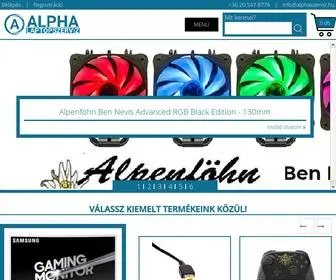 Alphaszerviz.hu(Alpha Laptopszervíz) Screenshot