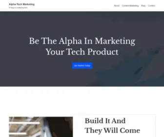 Alphatechmarketing.com(Alpha Tech Marketing) Screenshot