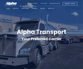 Alphatransport.com(Alpha Transport Inc) Screenshot