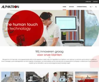 Alphatron.com(De vingerafdruk van Alphatron) Screenshot