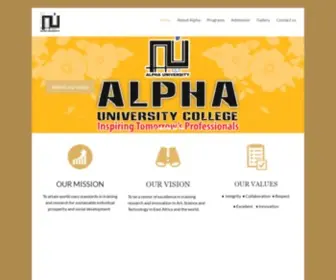 Alphauniversity.net(alphauniversity) Screenshot