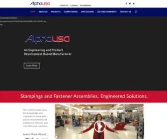 Alphausa.com(An Engineering and Product Development Based Manufacturer) Screenshot