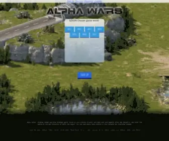 Alphawars.com(Alpha Wars) Screenshot