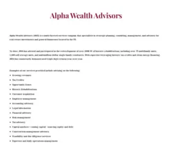 Alphawealthpr.com(Alphawealthpr) Screenshot