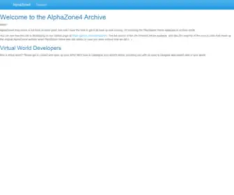 Alphazone4.com(Alphazone4) Screenshot
