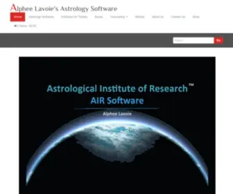 Alphee.com(Alphee Lavoie's Astrology Software) Screenshot