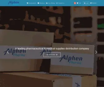 Alphenpharma.com(Alphen Pharma) Screenshot