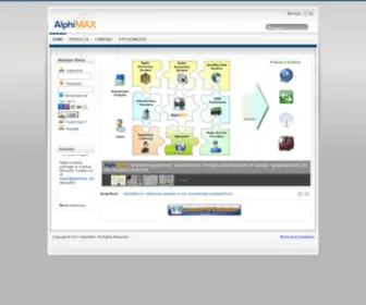 Alphimax.com(AlphiMAX Home) Screenshot