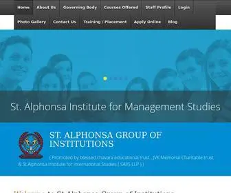 Alphonsacollege.com(The learning process) Screenshot