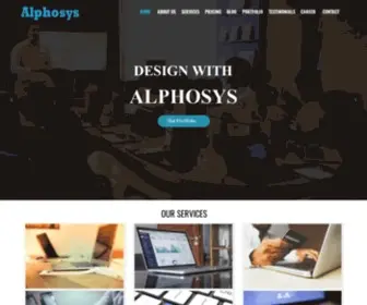 Alphosys.com(Web Design and Development) Screenshot