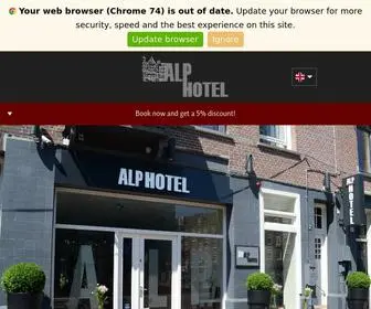 Alphotel.nl(Alp Hotel) Screenshot