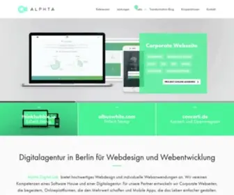 Alphta.de(Digitalagentur) Screenshot