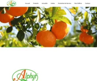 Alphyt.com(ALGERIENNE DES PHYTOSANITAIRES FILIALE DU GROUPE INDUSTRIEL ASMIDAL) Screenshot