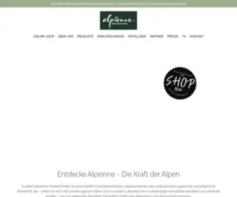 Alpienne.at(Naturkosmetik online kaufen ... bedeutet) Screenshot