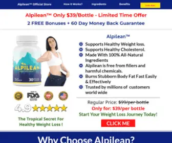 Alpileen.com(Alpilean®) Screenshot
