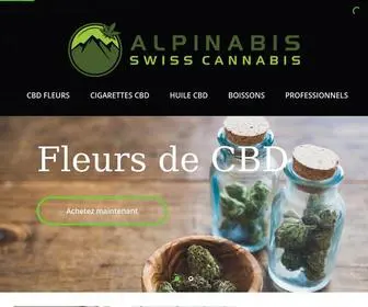 Alpinabis.ch(Cannabis CBD Onlineshop) Screenshot