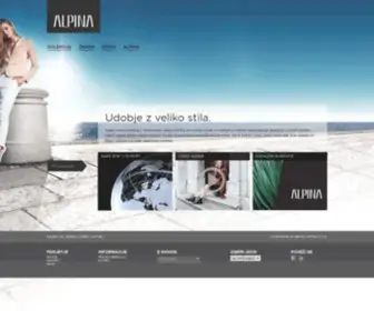 Alpinafashion.com(Domov) Screenshot