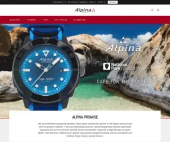 Alpinawatches.com(Alpina Watch) Screenshot