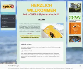 Alpinberater.de(Willkommen) Screenshot