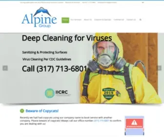 Alpineairduct.com(Alpine Group) Screenshot