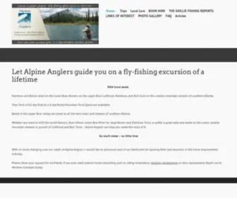 Alpineanglers.com(Alpine Anglers) Screenshot