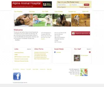 Alpineanimalhosp.net(Alpine Animal Hospital) Screenshot