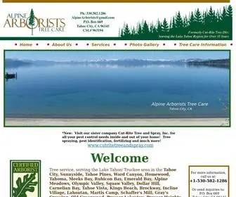 Alpinearboriststreecare.com(Alpine Arborists Tree Care) Screenshot