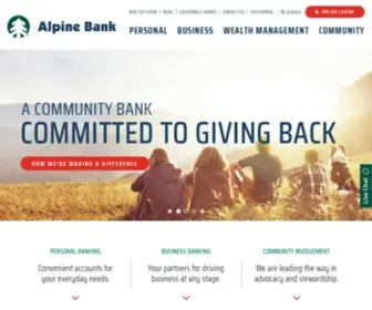 Alpinebank.com(Alpine Bank) Screenshot