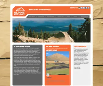 Alpinebikeparks.com(Alpine Bike Parks) Screenshot