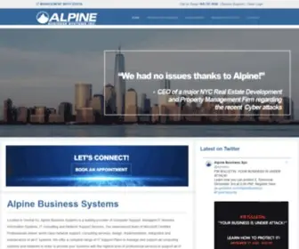 Alpinebiz.com(IT Company) Screenshot