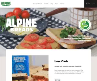 Alpinebreads.com.au(Alpine Breads Alpine Breads) Screenshot