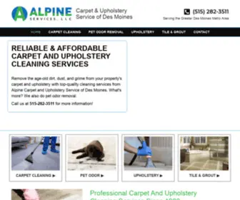 Alpinecarpetandupholstery.com(Carpet and Upholstery Cleaning Specialists) Screenshot