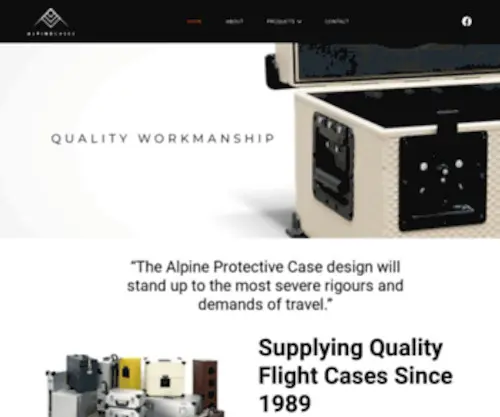 Alpinecases.co.za(Alpine Cases) Screenshot