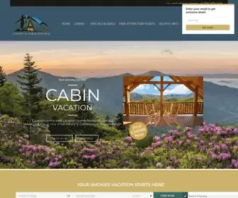 Alpinechaletrentals.com(Alpine Chalet Rentals Gatlinburg) Screenshot