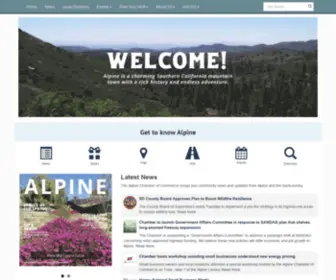 Alpinechamber.com(Alpine Chamber of Commerce) Screenshot