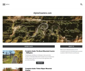 Alpinecoasters.com(Alpine Coasters) Screenshot