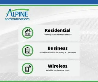 Alpinecom.net(Alpine Communications) Screenshot
