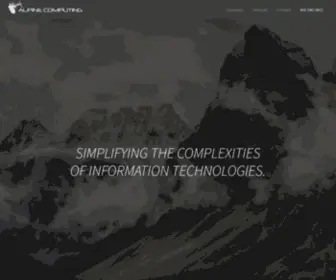 Alpinecomputing.net(Alpine Computing) Screenshot