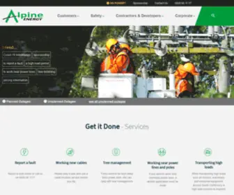 Alpineenergy.co.nz(Alpine Energy) Screenshot