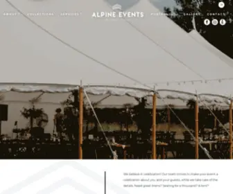 Alpineevents.com(Alpine Events) Screenshot