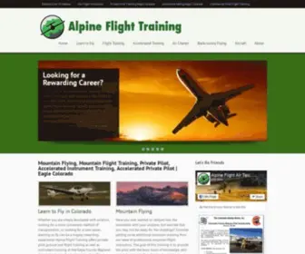 Alpineflighttraining.com(Alpine Flight Training) Screenshot