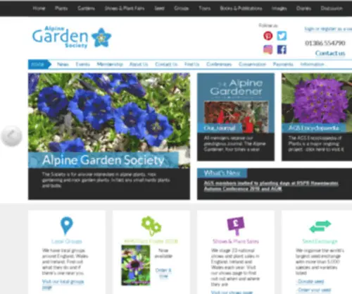 Alpinegardensociety.net(General Information) Screenshot