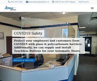 Alpineglass.ca(Alpine Glass Inc) Screenshot